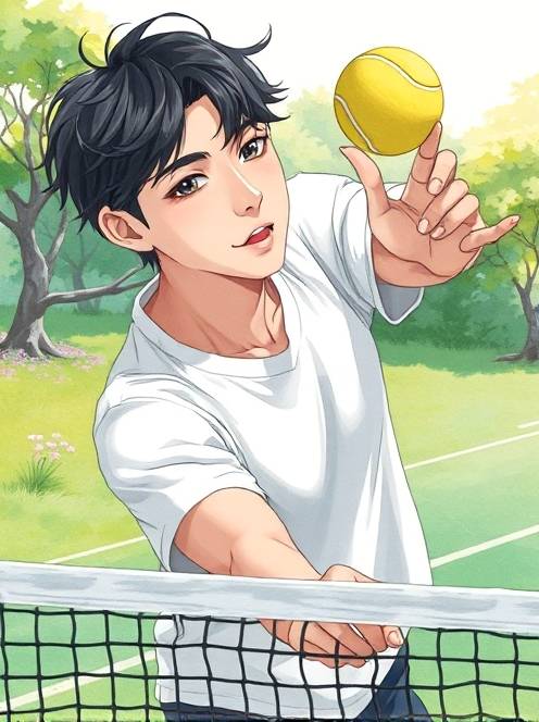 打软式网球的乐趣