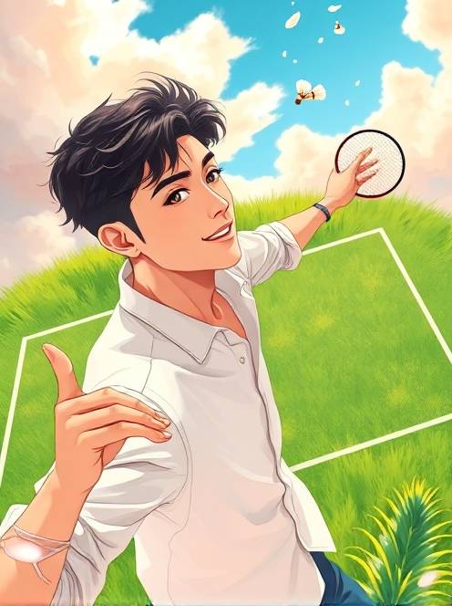 打羽毛球的乐趣